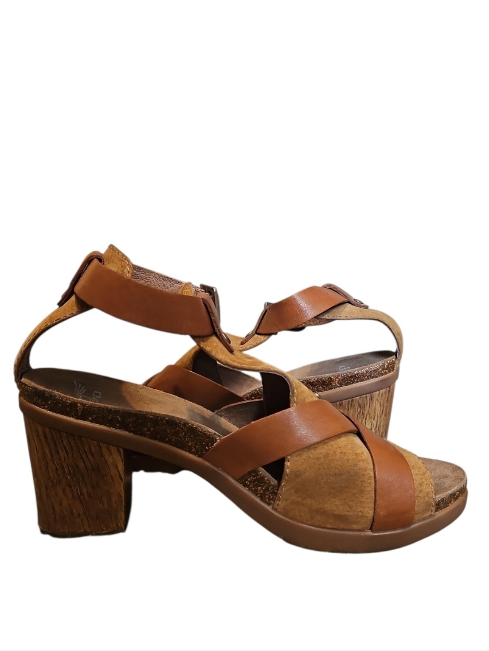 Dansko Dominique Strappy Suede Leather Sandals - Picture 2 of 11